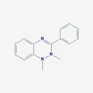 molecular formula C15H15N3 B14282643 1,2-Dimethyl-3-phenyl-1,2-dihydro-1,2,4-benzotriazine CAS No. 120914-33-2