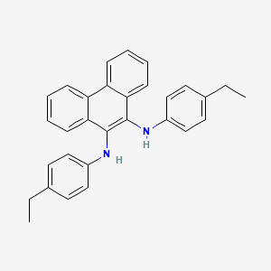 N~9~,N~10~-Bis(4-ethylphenyl)phenanthrene-9,10-diamine