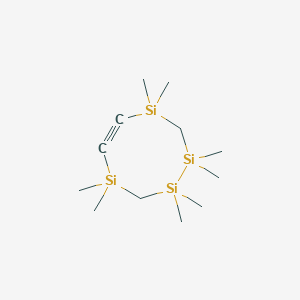 1,1,2,2,4,4,7,7-Octamethyl-5,6-didehydro-1,2,3,4,7,8-hexahydro-1,2,4,7-tetrasilocine