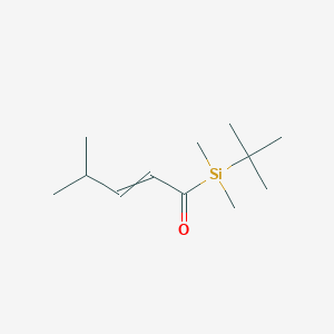 1-[Tert-butyl(dimethyl)silyl]-4-methylpent-2-en-1-one