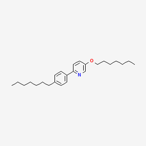 5-(Heptyloxy)-2-(4-heptylphenyl)pyridine