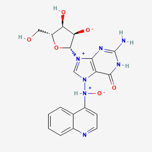 N(4)-(Guanosin-7-yl)-4-aminoquinoline 1-oxide