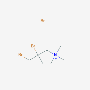 molecular formula C7H16Br3N B14282834 2,3-Dibromo-N,N,N,2-tetramethylpropan-1-aminium bromide CAS No. 131247-73-9