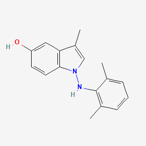 1-(2,6-Dimethylanilino)-3-methyl-1H-indol-5-ol