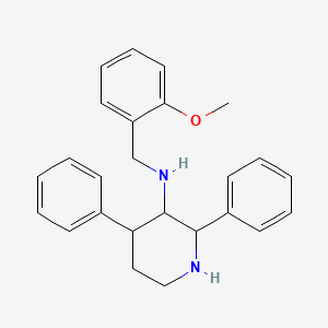 3-Piperidinamine, N-[(2-methoxyphenyl)methyl]-2,4-diphenyl-