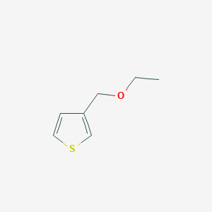 molecular formula C7H10OS B14282850 3-(Ethoxymethyl)thiophene CAS No. 128295-89-6