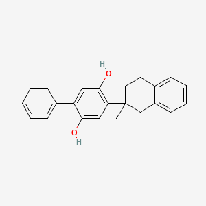 4-(2-Methyl-1,2,3,4-tetrahydronaphthalen-2-yl)[1,1'-biphenyl]-2,5-diol