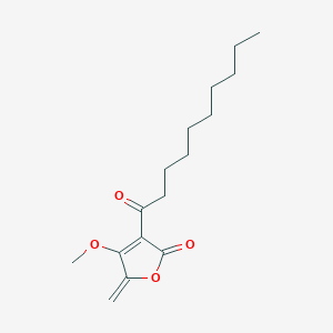 3-Decanoyl-4-methoxy-5-methylidenefuran-2(5H)-one