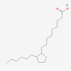 molecular formula C20H38O2 B14282895 9-(2-Hexylcyclopentyl)nonanoic acid CAS No. 160281-93-6