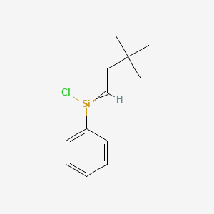 Chloro(3,3-dimethylbutylidene)phenylsilane