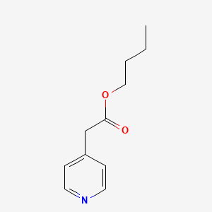 molecular formula C11H15NO2 B14282903 Butyl (pyridin-4-yl)acetate CAS No. 132241-73-7