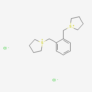 1,1'-[1,2-Phenylenebis(methylene)]bis(thiolan-1-ium) dichloride