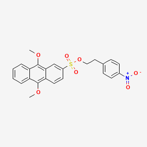 2-(4-Nitrophenyl)ethyl 9,10-dimethoxyanthracene-2-sulfonate