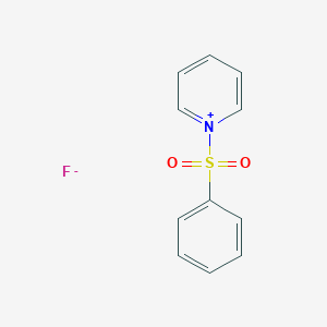 1-(Benzenesulfonyl)pyridin-1-ium fluoride