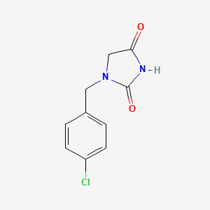 1-[(4-Chlorophenyl)methyl]imidazolidine-2,4-dione