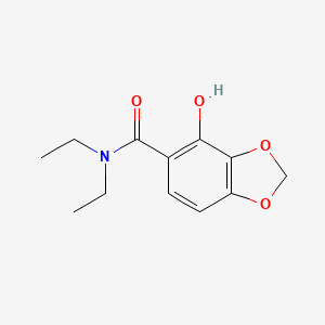 N,N-Diethyl-4-hydroxy-2H-1,3-benzodioxole-5-carboxamide