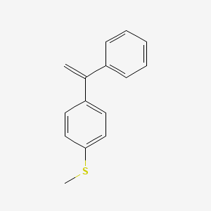 molecular formula C15H14S B14282954 1-(Methylsulfanyl)-4-(1-phenylethenyl)benzene CAS No. 138534-58-4