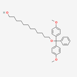 12-[Bis(4-methoxyphenyl)(phenyl)methoxy]dodecan-1-OL