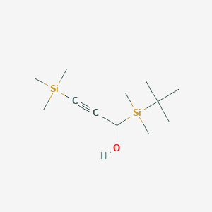 2-Propyn-1-ol, 1-[(1,1-dimethylethyl)dimethylsilyl]-3-(trimethylsilyl)-