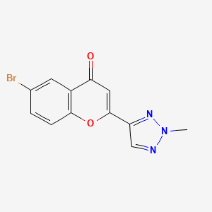 6-Bromo-2-(2-methyl-1H-1,2,3-triazol-4-yl)-4H-1-benzopyran-4-one