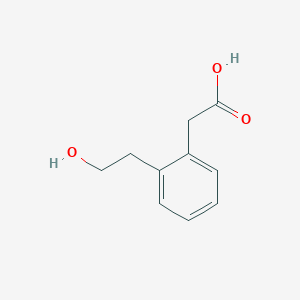 [2-(2-Hydroxyethyl)phenyl]acetic acid