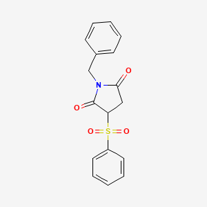 3-(Benzenesulfonyl)-1-benzylpyrrolidine-2,5-dione