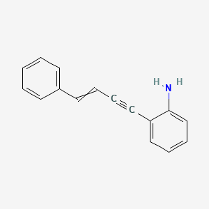 2-(4-Phenylbut-3-en-1-yn-1-yl)aniline