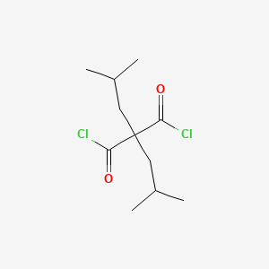 molecular formula C11H18Cl2O2 B14283080 Propanedioyl dichloride, bis(2-methylpropyl)- CAS No. 160191-78-6