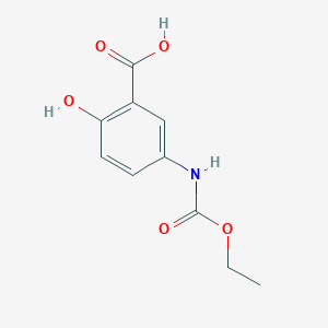 5-[(Ethoxycarbonyl)amino]-2-hydroxybenzoic acid