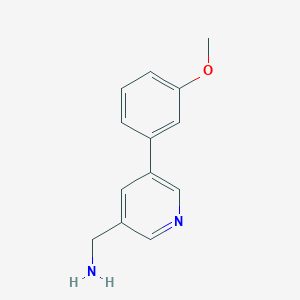 molecular formula C13H14N2O B1428314 (5-(3-Methoxyphenyl)pyridin-3-yl)methanamine CAS No. 1356110-88-7