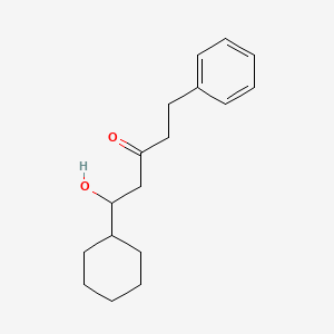 1-Cyclohexyl-1-hydroxy-5-phenylpentan-3-one