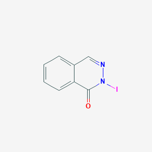 molecular formula C8H5IN2O B14283151 2-Iodophthalazin-1-one CAS No. 139123-30-1