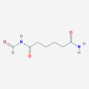 molecular formula C7H12N2O3 B14283178 N~1~-Formylhexanediamide CAS No. 137816-75-2