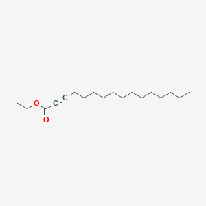 molecular formula C18H32O2 B14283206 Ethyl hexadec-2-ynoate CAS No. 138055-43-3