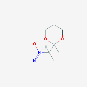 2-Methyl-2-{1-[(Z)-methyl-NNO-azoxy]ethyl}-1,3-dioxane