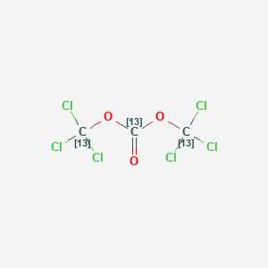 molecular formula C3Cl6O3 B1428329 Bis[trichloro(~13~C)methyl] (~13~C)carbonate CAS No. 1173019-90-3