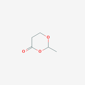 molecular formula C5H8O3 B14283298 1,3-Dioxan-4-one, 2-methyl- CAS No. 130313-85-8