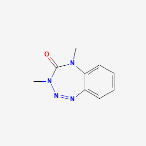 molecular formula C9H10N4O B14283301 3,5-Dimethyl-3,5-dihydro-4H-1,2,3,5-benzotetrazepin-4-one CAS No. 137469-84-2