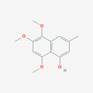 5,6,8-Trimethoxy-3-methylnaphthalen-1-ol