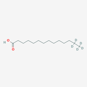 molecular formula C14H28O2 B1428332 Tetradecanoic-13,13,14,14,14-D5 acid CAS No. 327077-03-2