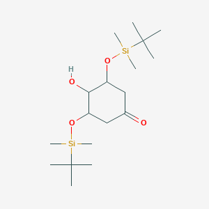 Cyclohexanone, 3,5-bis[[(1,1-dimethylethyl)dimethylsilyl]oxy]-4-hydroxy-, (3R, 5R)