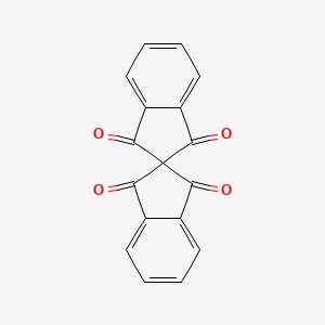 molecular formula C17H8O4 B14283341 2,2'-Spirobi[2H-indene]-1,1',3,3'-tetrone CAS No. 127972-61-6