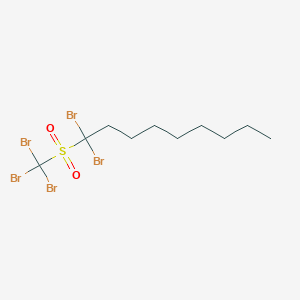 1,1-Dibromo-1-(tribromomethanesulfonyl)nonane