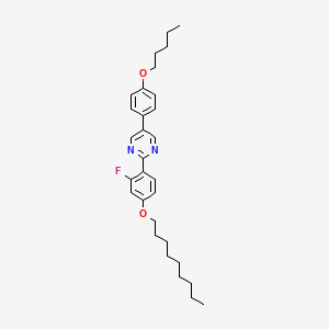 2-[2-Fluoro-4-(nonyloxy)phenyl]-5-[4-(pentyloxy)phenyl]pyrimidine