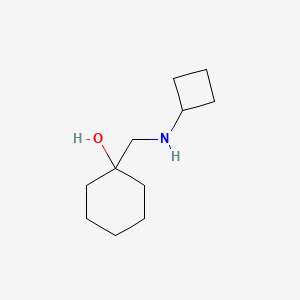 molecular formula C11H21NO B1428338 1-[(Cyclobutylamino)methyl]cyclohexan-1-ol CAS No. 1248064-10-9