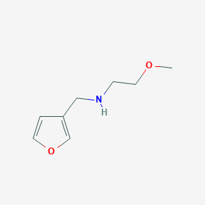 molecular formula C8H13NO2 B1428340 N-(3-呋喃甲基)-2-甲氧基乙胺 CAS No. 741698-91-9