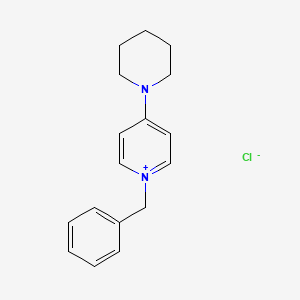 1-Benzyl-4-(piperidin-1-yl)pyridin-1-ium chloride