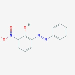 molecular formula C12H9N3O3 B14283444 2-Nitro-6-(2-phenylhydrazinylidene)cyclohexa-2,4-dien-1-one CAS No. 138507-60-5