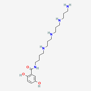 N-(4-(3-(3-(3-Aminopropylamino)propylamino)propylamino)butyl)-2,5-dihydroxybenzamide