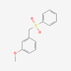 Benzene, 1-methoxy-3-[(phenylsulfonyl)methyl]-